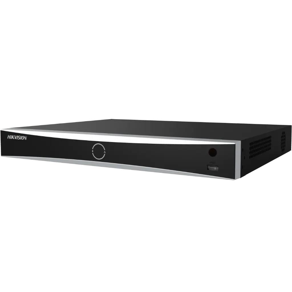 NVR HIKVISION 4K ACUSENSE 16CH METALICO CON POE (2 SLOT HDD)